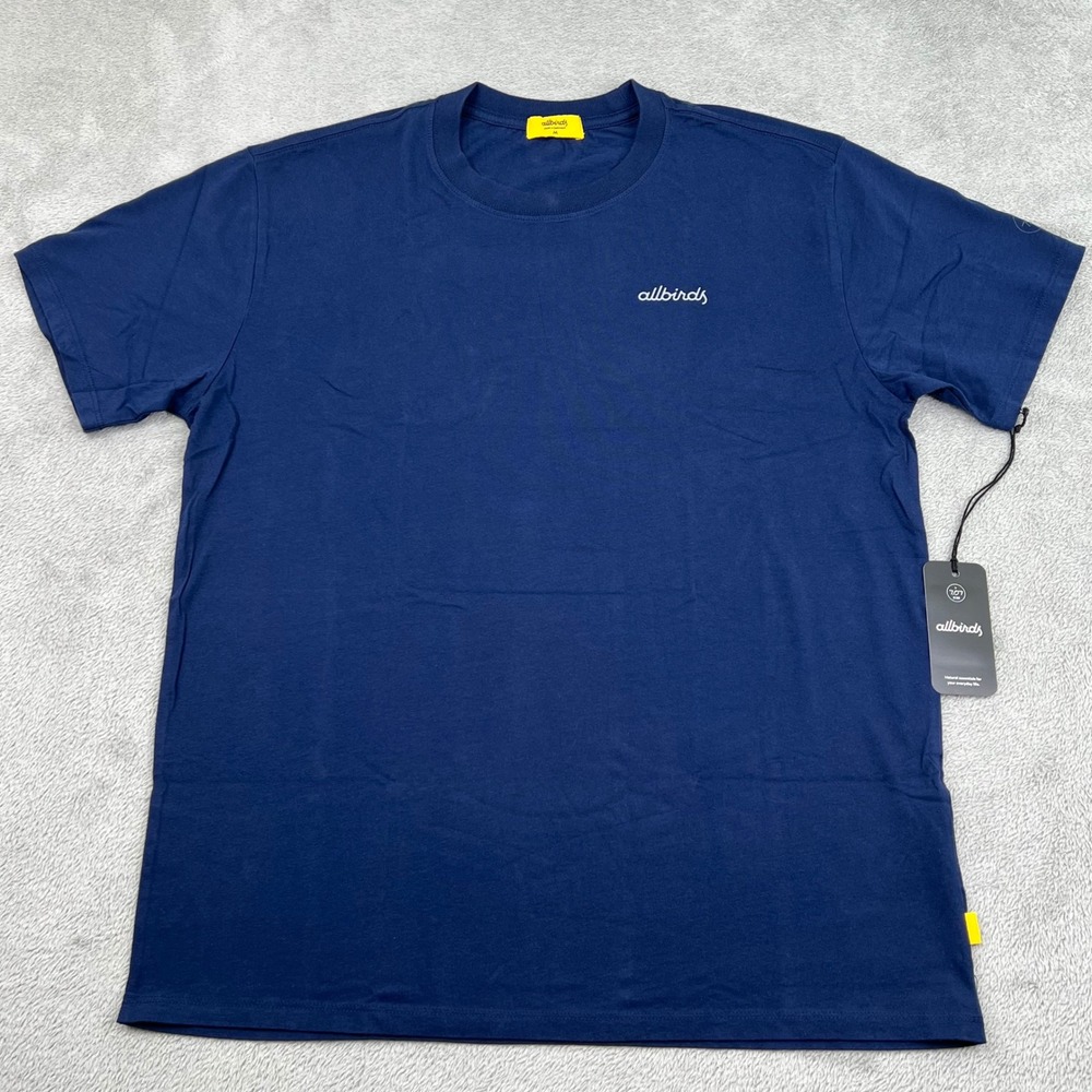 Allbirds Allgood Cotton Logo Tee 100% Organic Cotton‎ T-Shirt M